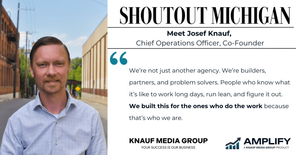 Shoutout Michigan: Meet Josef | Co-Founder, Chief Operations&nbsp;Officer